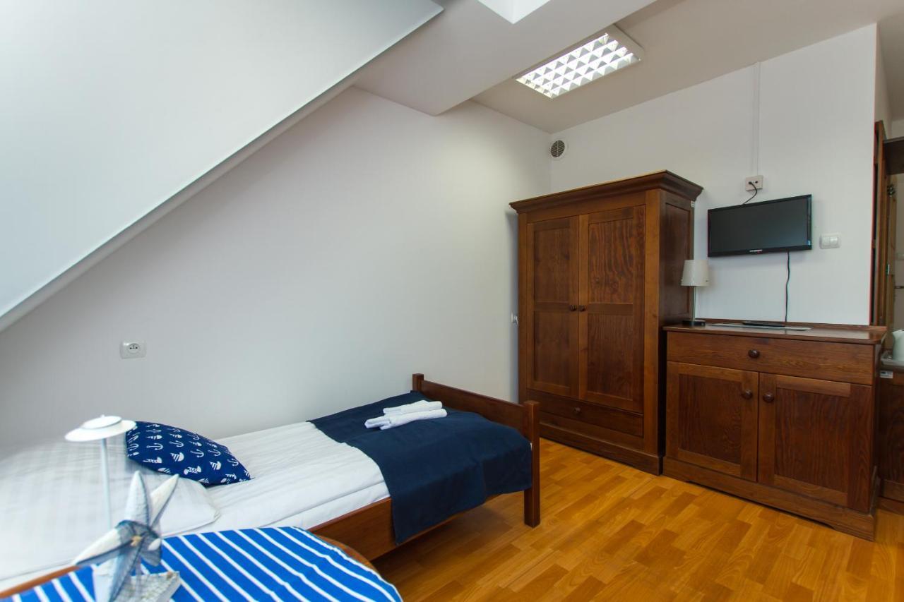 Dalba Pokoje Przy Samej Plazy Krynica Morska Bagian luar foto
